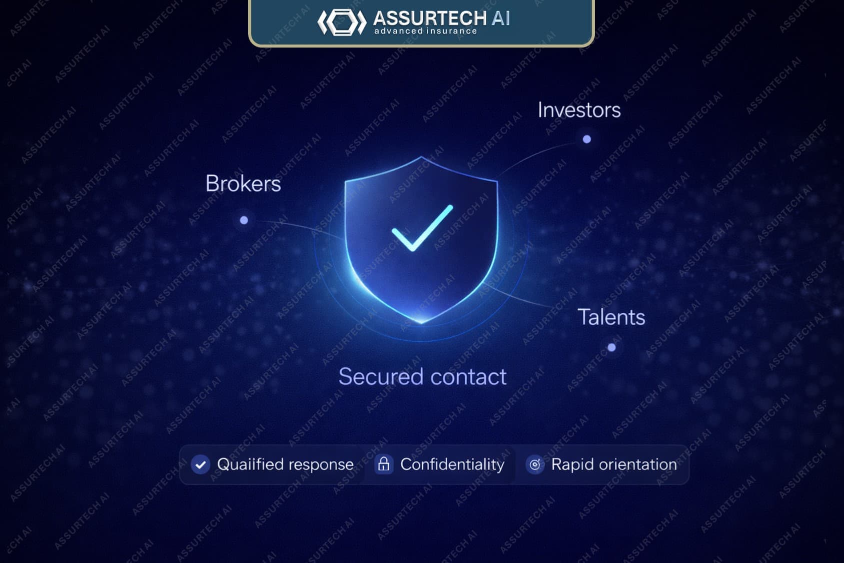 Illustration: secure contact and compliance